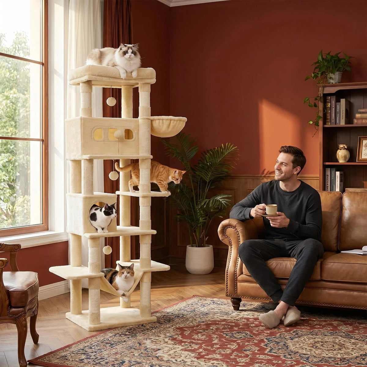 Grand arbre à chat 170 cm