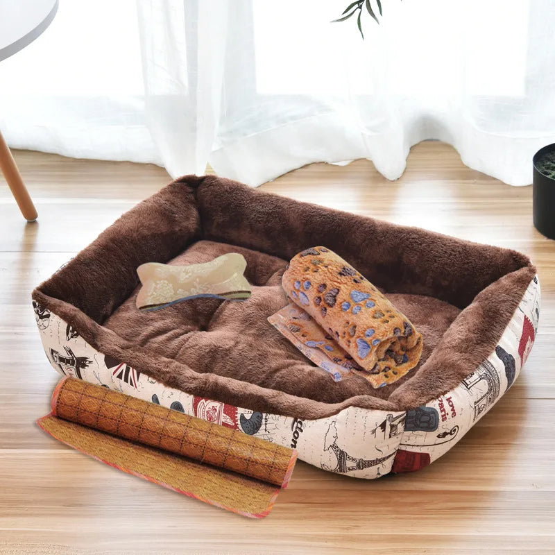 Panier douillet pour chien et chat