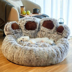 Coussin respirant pour chien et chat dans un salon