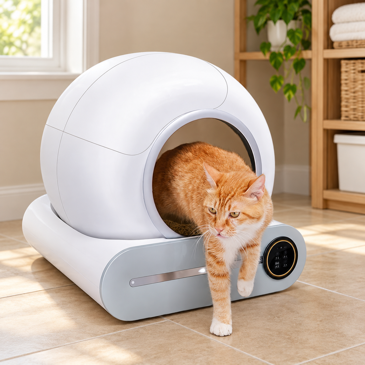 Litière automatique pour chat