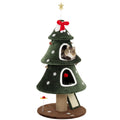 Arbre à chat sapin de Noël 132 cm