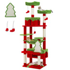 Arbre à chat de Noël, dimensions