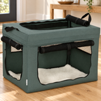 Sac de transport pliable pour chien et chat dans son décor