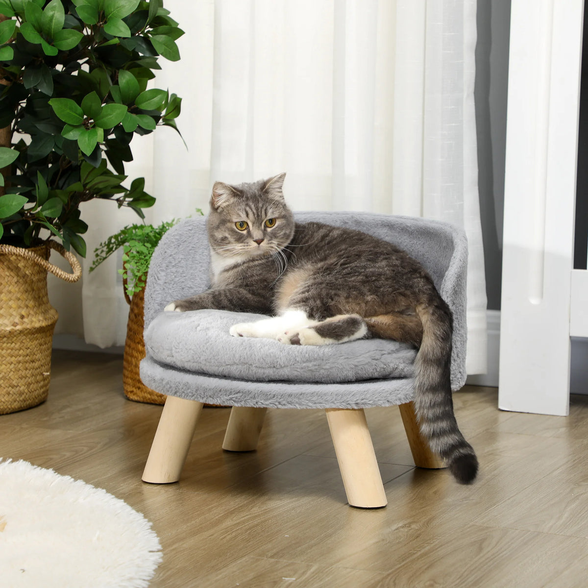 Panier canapé scandinave pour chien et chat