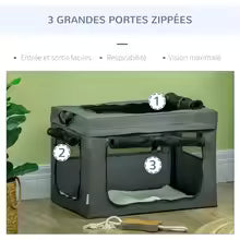 Sac de transport pliable pour chien et chat