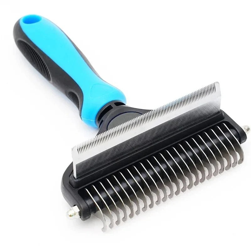 Brosse 2 en 1 pour retirer le sous-poil