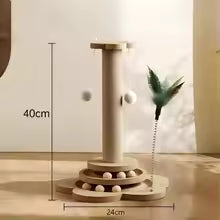 Tour de jeu en bois pour chat